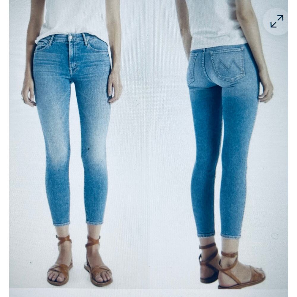 Mother Jeans, The Looker Crop, shade Independent Studies, Size: 32